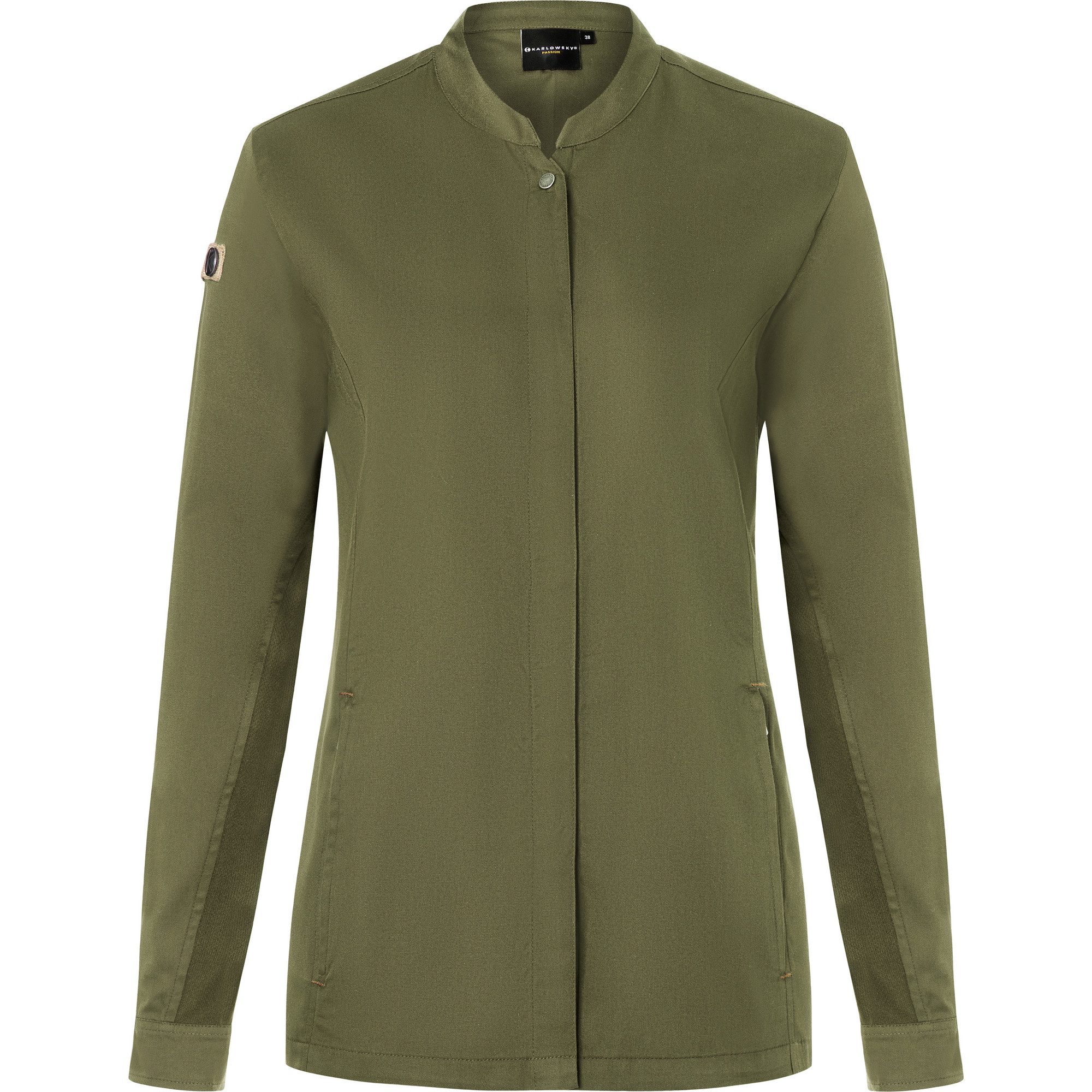 Kochjacke Damen "Green-Generation", moosgrün Größe 46